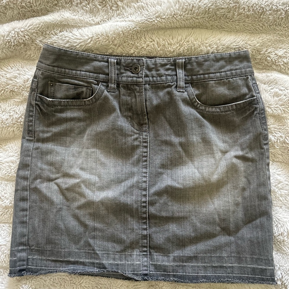 LOFT Gray Women's Mini Skirt